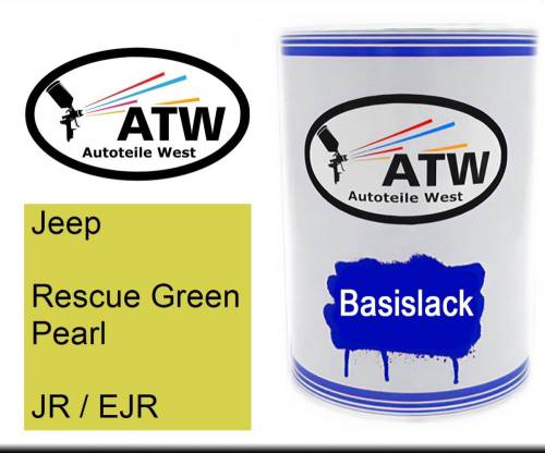 Jeep, Rescue Green Pearl, JR / EJR: 500ml Lackdose, von ATW Autoteile West.